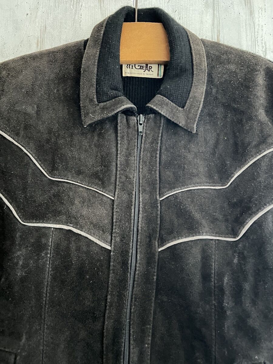Black Suede Original Vintage Outerwear Coats & Jackets for Black Suede Original Vintage Outerwear Coats & Jackets for