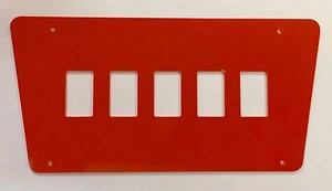 YAMAHA YXZ CONSOLE SWITCH PANEL IN ORANGE G-10 5 SWITCH MOUNT 12V SXS 1000R - Foto 1 di 1