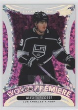 2021 Upper Deck Ovation World Premiere Pink /49 Alex Turcotte #WP-29 Rookie RC