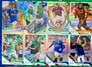 TOPPS CHROME SPFL 2021/22 Scottish BASE INSERT PARALLEL REFRACTOR pick choose - Picture 1 of 79