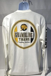 NWT Vintage 90’s GRAMBLING STATE TIGERS Long Slv T-Shirt Sz L 45 Chest USA NOS - Picture 1 of 19