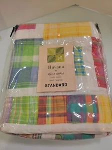 Linens N Things Standard Havana Multicolor Standard Quilt Pillow Sham - Picture 1 of 6