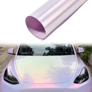 Glitter Chameleon Purple to Pink Car Vinyl Roll Wrap High Glossy Car Body Film - Picture 1 of 8