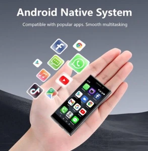 SEALED Mini Android Wallet Smartphone Slim HD 4G LTE + Wifi Unlocked Any Carrier - Picture 1 of 9
