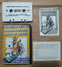 SPECTRUM 48K "WORLD SERIES BASKETBALL" SPANISH CASSETTE GAME / MSX - AMSTRAD