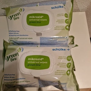 Schülke Mikrozid Universal Wipes Green Line Flächendesinfektion 2x 114 Tücher - Bild 1 von 5
