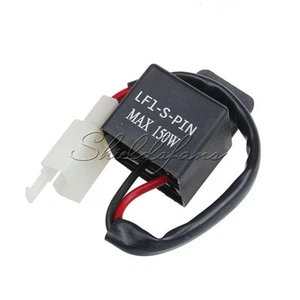 2 Pin 12V LF1-S-PIN Electronic LED Turn Indicator Flasher Blinker Relay Motor - Picture 1 of 4