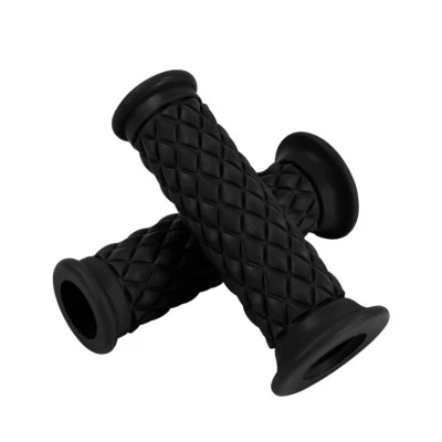 Hand Grips 1" Rubber Black For Honda CRF100F CRF110F CRF125F CRF150R/F CRF230F - Image 1 of 4