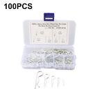 Reliable Split Fastener Pins for Tractors 100pcs R Cotter Pins Included