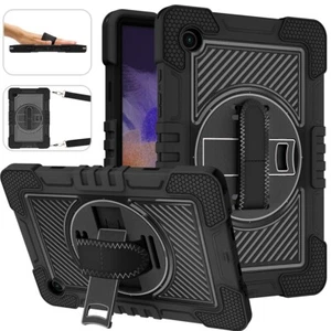 Für Samsung Galaxy Tab A8 2021 X205 X200 360 Grad Schwarz Tablet Tasche Hülle - Bild 1 von 7