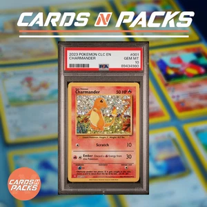 Carte Pokemon Salamèche CLC-TRADING CARD GAME CLASSIC #001 PSA 10 GEM MINT 🇬🇧 - Picture 1 of 2
