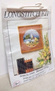 Myart LONGSTITCH Kit -NEW Old Stock- COMPLETE Barossa Valley Country Church - Picture 1 of 10