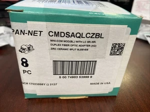 Panduit CMDSAQLCZBL Fiber Optic Connector LC Duplex Multimode. Pack Of 8 - Picture 1 of 4