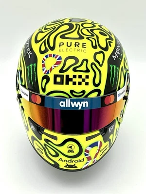 Lando Norris 2025 Silverstone Win 1:2 Union Jack Helmet Decals & Visor Strip🇬🇧 - Image 1 of 4