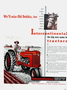 1949 Intercontinental Tractor Ad 10 X 13 inches - Picture 1 of 1