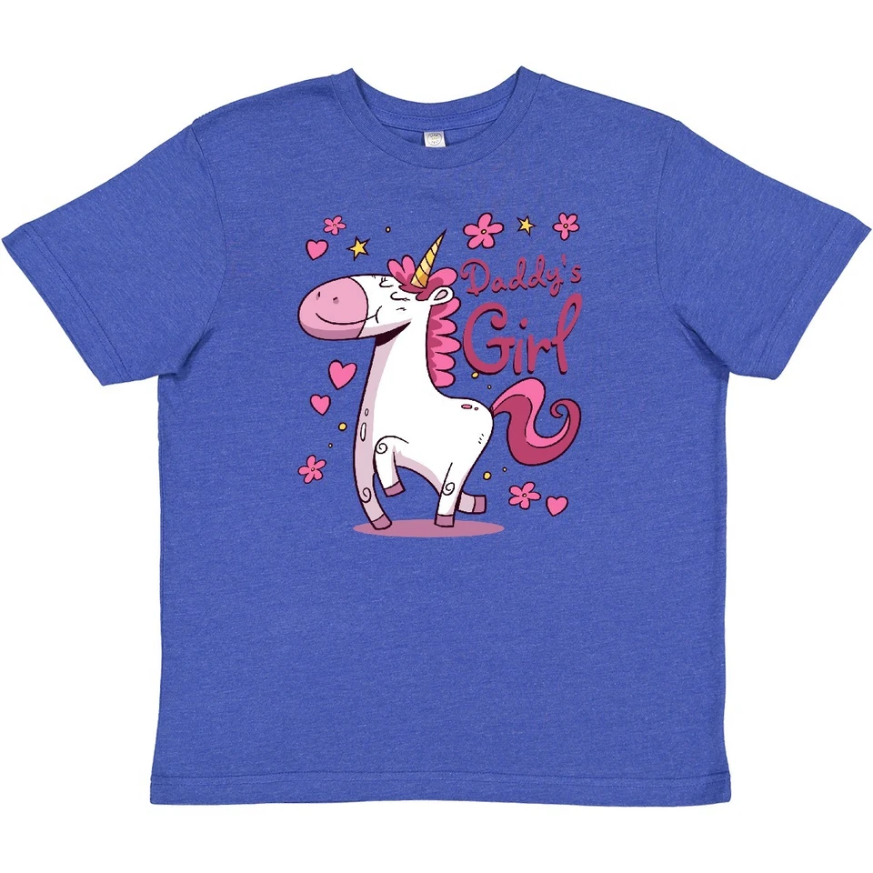 Inktastic Daddy's Girl Unicornio Juvenil Camiseta Conjunto Día del Padre Vestido Camiseta Niños Foto 1 de 1