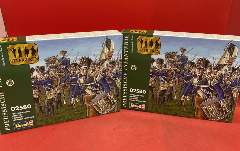 Kit Modelo Figura Revell Guerras Napoleónicas INFANTERÍA PRUSIANA 02580 Escala 1:72 -Dos Foto 1 de 4