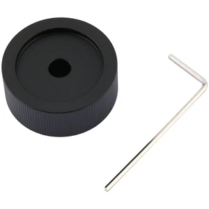 Aluminum Volume Knob 32mm Diameter for Potentiometer 6mm Shaft 13mm Height - Picture 1 of 11