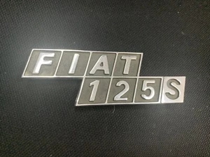 Fiat 125S badge emblem. Genuine fiat product - Picture 1 of 2