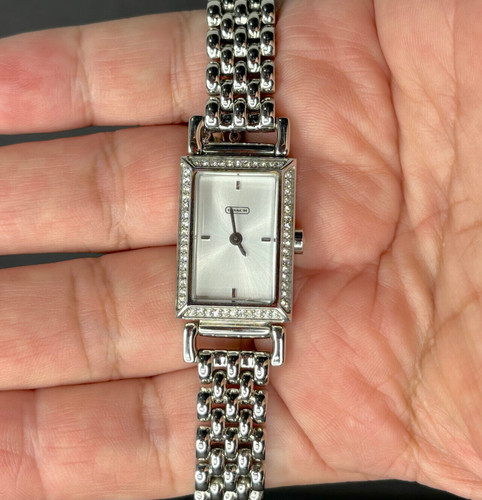 Orologio da polso donna COACH tono argento acciaio inox 0748S acciaio inox 7 pollici