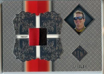 2013 Press Pass Total Memorabilia Racing NASCAR FIRESUIT JJ Yeley 2 Color - Image 1 of 2