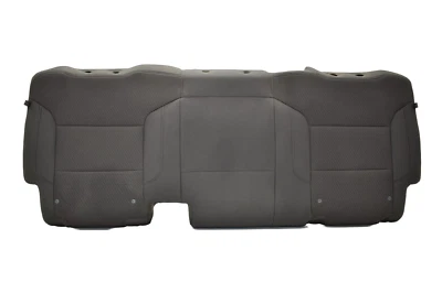 Черное оригинальное заднее верхнее сиденье с двойной кабиной для Chevrolet Silverado 2500HD 2022-2024 годов выпуска - Изображение 1 из 4