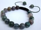 Gemstone Bracelet All 10Mm Natural Indian Agate Beads Stone Beads