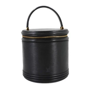 Borsa a mano Louis Vuitton Epi Cannes pelle nera M48032 borsa 90276938 - Foto 1 di 11
