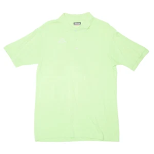 KAPPA Mens Green Regular Short Sleeve Polo Shirt L - Picture 1 of 6