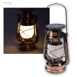 LED Solar-Camping Laterne dimmbar Akku + Solarzelle Campingleuchte Zeltleuchte - Bild 1 von 6