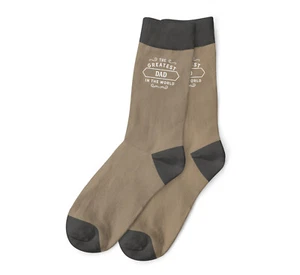 Dad Socks Gift for Birthday Christmas Greatest Present Idea Him Men Sock - Picture 1 of 12