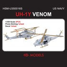  HS MODEL U350016S 1/350 US NAVY UH-1Y VENOM