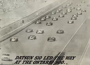 Datsun 510 Led the Way Ontario 500 Poster - Bild 1 von 1