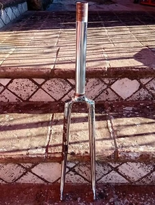 Vintage Conti Forcella Acciaio Eroica Era Colnago Bianchi Cinelli - Foto 1 di 17