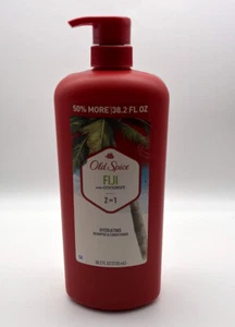 FIJI with COCONUT by OLD SPICE 2-IN-1 Men’s Shampoo & Conditioner, Jumbo 38.2oz - Picture 1 of 2