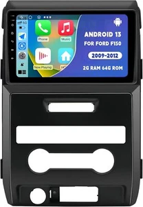 Car Radio Stereo for Ford F150 2009-2012 [2G+64G] w Wireless CarPlay, No Camera - Foto 1 di 7