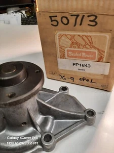 50713 FP1643 WATER PUMP 76-83 OPEL 75-82 CHEVY LUV 81-87 ISUZU 81-87 TROOPER - Picture 1 of 3