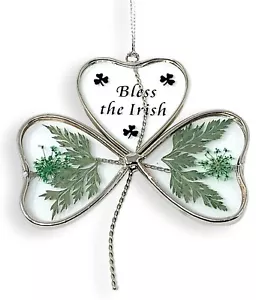Irish Shamrock Sun Catcher - Shamrock Shaped Suncatcher - #7182 - Picture 1 of 4