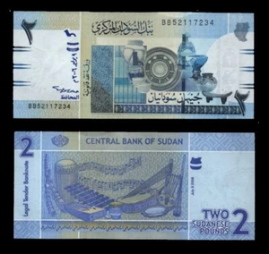 Sudan 2 Pounds 2006 P65 UNC - Picture 1 of 1