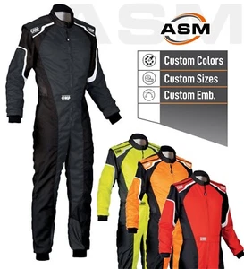 2025 Sports Go Kart Racing Cart Karting Suit Black Kart Racing Suit All SIZES - Picture 1 of 11