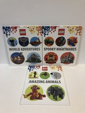LOT OF 3 Lego Idea Books Hardcover Amazing Animals Spooky Nightmares World Adven