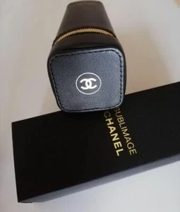 CHANEL Sublimage Beaute Cosmetic Makeup box Pouch BLACK GOLD w/ gift box Novelty - Picture 1 of 7