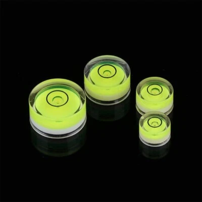 5pcs/set Round Bubble Level MiniBullseye Acrylic Plastic Green - Image 1 of 4