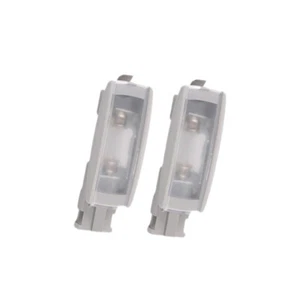 Set of 2 Interior Dome Reading Lamp Gray Front # 1KD947109A New - Picture 1 of 9
