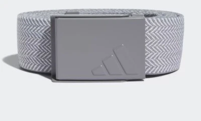 Nuevo cinturón de golf Adidas reversible elástico gris IA1759 OSFA Foto 1 de 4