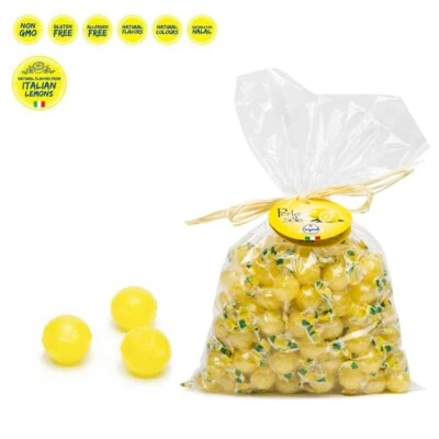Lemon Flavored Candy 1000 Gr. - Perle Di Sole