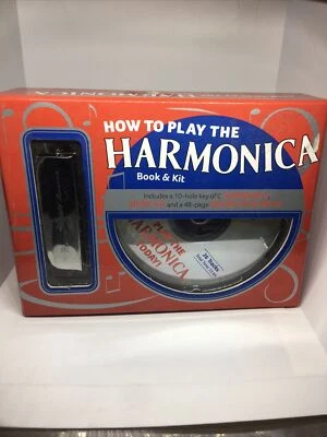 Harmonica David Harp How To Play Harmonica Book & Kit Music CD Instructions - Image 1 of 2