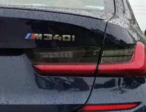 Genuine BMW M340i Cerium Grey Lettering Rear Trunk Emblem Badge Label M 340i G20 - Picture 1 of 3