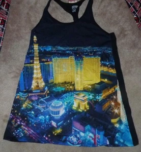 NEW Bottoms Out Gal Las Vegas Sleepwear Tank Night Shirt Women L Large NWT YY22 - Picture 1 of 2