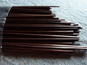 Strohhalme /Bastelstroh 22cm 1 Packung = 50 Halme braun - Bild 1 von 1